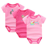 Baby Rompers Newborn Baby Boy Girls Clothes Short Sleeve Baby Clothing Girl Roupa Infantil Body Bebes