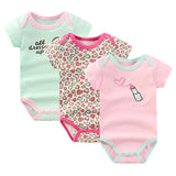 Baby Rompers Newborn Baby Boy Girls Clothes Short Sleeve Baby Clothing Girl Roupa Infantil Body Bebes