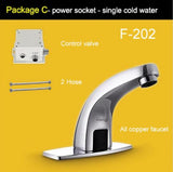 Automatic sensor tap infrared Sensor water saving Faucets Inductive Kitchen bathroom cold water tap or cold and hot mixer tap