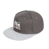 [WORSICO] Black Baseball Cap Women Snapback hip hop Cap Dot Cotton Skateboard Flat Cap hat For Summer Visor Bone Trucker Caps