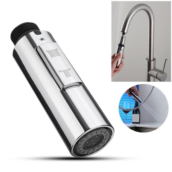 Water Saving Bathroom Basin Sink Shower Spray Head Water Tap Faucet Filter 2 Functions Kitchen Pull Out Faucet Sprayer Nozzle