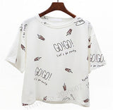 Harajuku Anime Totoro Print T Shirt Women 2017 Summer