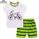 Baby boy summer Clothes Set Outfit T-shirt Dress Children's Clothing Toddler Baby Shorts