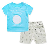 Baby boy summer Clothes Set Outfit T-shirt Dress Children's Clothing Toddler Baby Shorts