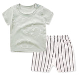 Baby boy summer Clothes Set Outfit T-shirt Dress Children's Clothing Toddler Baby Shorts