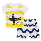 Baby boy summer Clothes Set Outfit T-shirt Dress Children's Clothing Toddler Baby Shorts