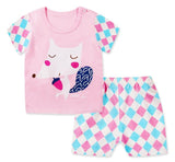 Baby boy summer Clothes Set Outfit T-shirt Dress Children's Clothing Toddler Baby Shorts