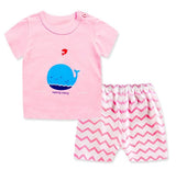 Baby boy summer Clothes Set Outfit T-shirt Dress Children's Clothing Toddler Baby Shorts