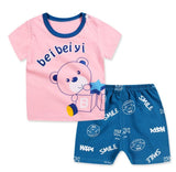 Baby boy summer Clothes Set Outfit T-shirt Dress Children's Clothing Toddler Baby Shorts