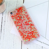 KISSCASE Cover For iPhone 7 iPhone 6 6S Plus 5 5S SE Case Glitter Quicksand Transparent Phone Cases For iPhone 7 Plus Accessory