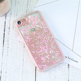 KISSCASE Cover For iPhone 7 iPhone 6 6S Plus 5 5S SE Case Glitter Quicksand Transparent Phone Cases For iPhone 7 Plus Accessory