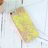 KISSCASE Cover For iPhone 7 iPhone 6 6S Plus 5 5S SE Case Glitter Quicksand Transparent Phone Cases For iPhone 7 Plus Accessory