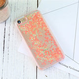 KISSCASE Cover For iPhone 7 iPhone 6 6S Plus 5 5S SE Case Glitter Quicksand Transparent Phone Cases For iPhone 7 Plus Accessory