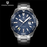 PAGANI DESIGN Men's Classic Diving Series Mechanical Watches Waterproof Steel Stainless Brand Luxury Watch