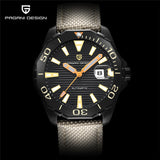 PAGANI DESIGN Men's Classic Diving Series Mechanical Watches Waterproof Steel Stainless Brand Luxury Watch