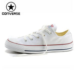 Original New Arrival 2017 Converse Unisex Classic Canvas Skateboarding Shoes Low top Sneakser