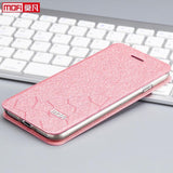 case for iPhone 7 cover iPhone 7 case plus 6 6s Plus silicon funda leather flip accessory