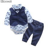 2017 bebes boy clothes baby boys clothes 3 piece of set  baby clothing set