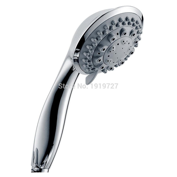 2016 Wholesale Newly High Quality Bathroom Super Strong 7 Function Round Style Wall Mounted Water Saving Rain Hand Shower Head