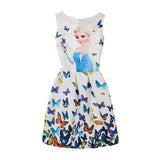 Dress Anna Elsa Vestidos Kids Costume