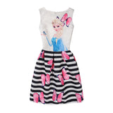 Dress Anna Elsa Vestidos Kids Costume