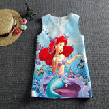 Dress Anna Elsa Vestidos Kids Costume