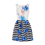 Dress Anna Elsa Vestidos Kids Costume