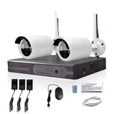 Wireless Security Camera System Video Surveillance Kit 4CH Wifi NVR Kit P2P HD 720P Night Vision