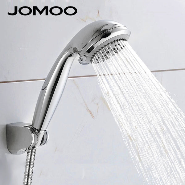 JOMOO 5 jets Shower Head ABS Chrome Bathroom Shower Water Saving High Pressure Round Shape Hand Shower baby bath shower