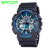 New Brand SANDA Fashion Watch Men Waterproof Sports Military Watches Shock Men's Luxury Analog Quartz Digital Watch