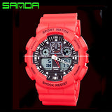 New Brand SANDA Fashion Watch Men Waterproof Sports Military Watches Shock Men's Luxury Analog Quartz Digital Watch