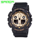 New Brand SANDA Fashion Watch Men Waterproof Sports Military Watches Shock Men's Luxury Analog Quartz Digital Watch