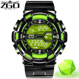 ZGO Brand LED Digital Mens Electronic Watch Men Sports Watches 5Bar Swim Climbing Fashion Outdoor Casual Men Wristwatches