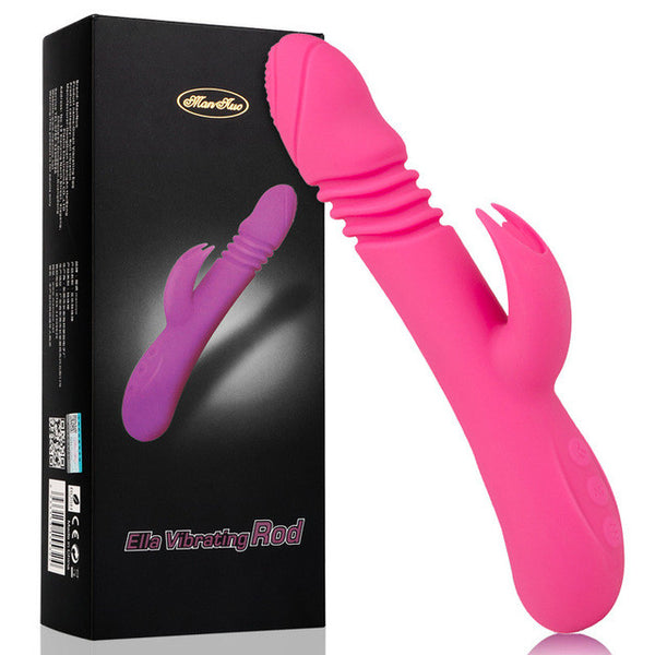 Hot Stretching Swing Vibrator Telescopic Intelligent Heating Dildo Vibrator Adult Sex Toys 7