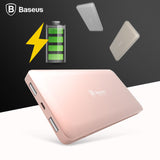 Baseus 10000mAh Dual USB Power Bank For iPhone 6 6s 7 Plus Samsung Xiaomi Powerbank Portable External Battery