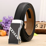 Lovely Style Automatic Buckle Belt Women High Quality Leather Belts Solid Casual Brand Famous Strap Waist 2.4cm 90-120cm