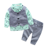 2017 bebes boy clothes baby boys clothes 3 piece of set  baby clothing set