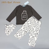 Bear Leader Baby Clothing Sets 2017 Autumn Baby Boy Clothes Long Sleeve Letter