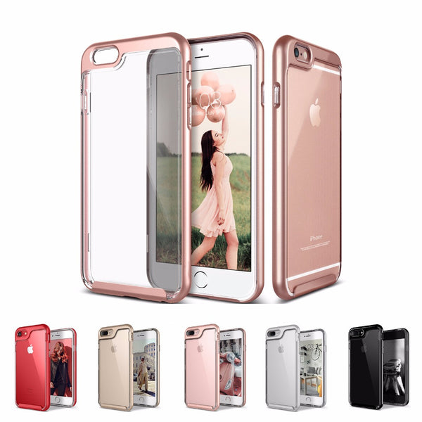 SOOKU Best Red for iphone 7 Case Transparent Luxury Brand Anti-knock Two in one Cover for iphone 7 Plus Cover