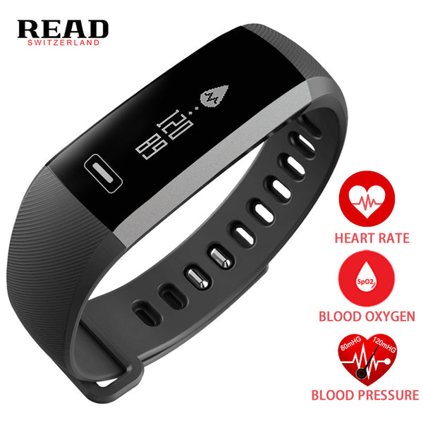 Smart watch Heart rate Blood Pressure Oxygen Oximeter band Sport Bracelet Clock Watch men intelligent For iOS Android READ