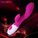 High Quality Dual Clitoris Stimulator G spot Vibrator Adult Sex Products Erotic Toys Penis Massager