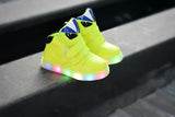 2017 European Cool new brand LED lighted baby glowing sneakers hot sales girls boys shoes