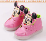 2017 European Cool new brand LED lighted baby glowing sneakers hot sales girls boys shoes