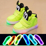 2017 European Cool new brand LED lighted baby glowing sneakers hot sales girls boys shoes