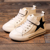 Infant Girls Sneakers 2017 Brand Design Toddler Star Casual Shoes Genuine Leather Kids Sneakers