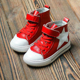 Infant Girls Sneakers 2017 Brand Design Toddler Star Casual Shoes Genuine Leather Kids Sneakers