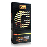 10 Pieces Quality Natural Latex Thin Condoms Ice Fire Feeling G-spot Condoms