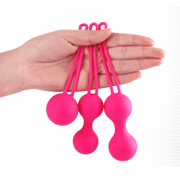 3pcs/lot  100% SIlicone Vagina Vibrators Kegel Ball Vaginal Ball Adult Sex Toys Sex Products